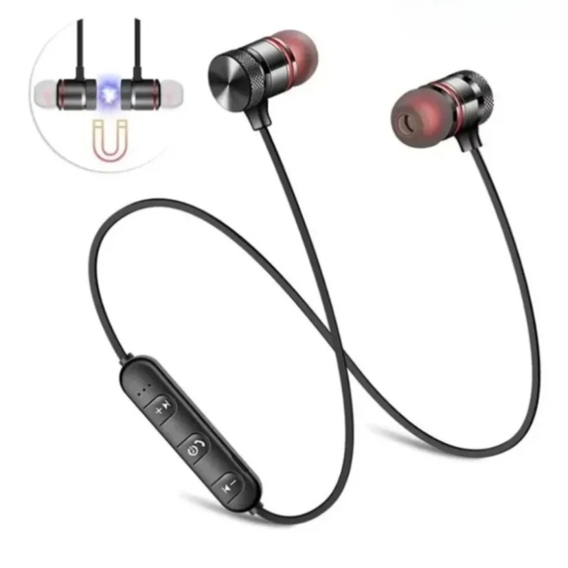 Magnetic Neckband Sports Earphones - Écouteurs Bluetooth à tour de cou,