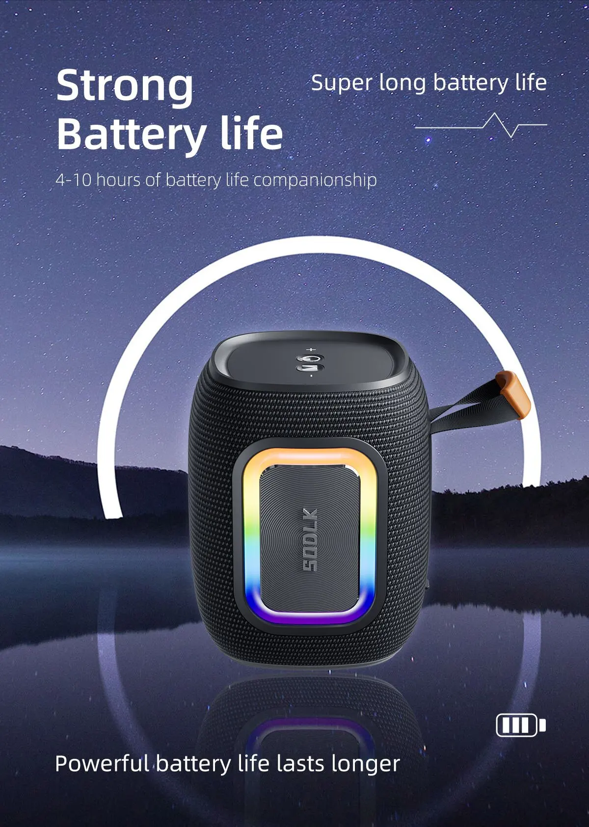 Portable Bluetooth Speaker Waterproof Ipx7 - SODLK T26 Mini Enceinte Bluetooth Portable