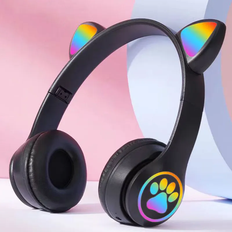 Casque sans fil à oreilles de  - Cat Ear Bluetooth Headset Led avis et prix